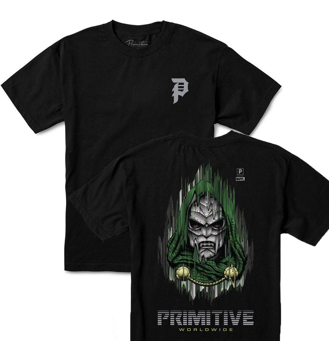 Primitive Skateboarding - T-shirt 'Dr. Doom' (Black) - Plazashop