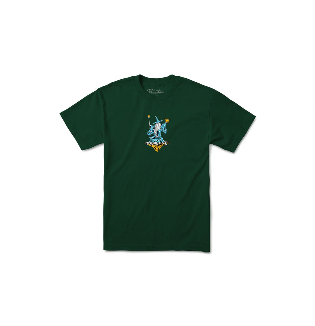 Primitive Skateboarding - T-shirt 'Wizard Tee' (Kids) (Forest Green) - Plazashop
