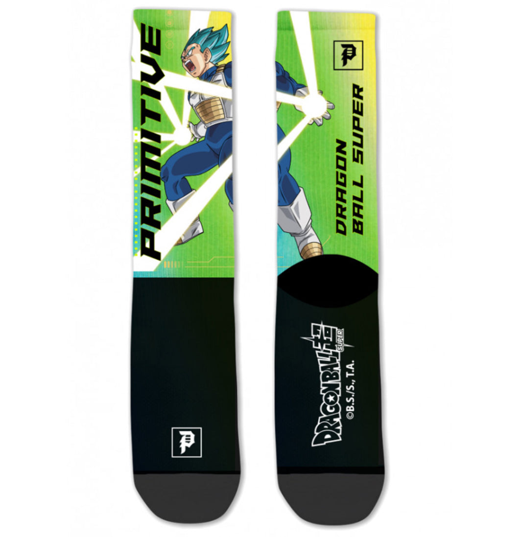 Primitive Skateboarding X DBZ - Strømper 'Vegeta Rage Sock' - Plazashop