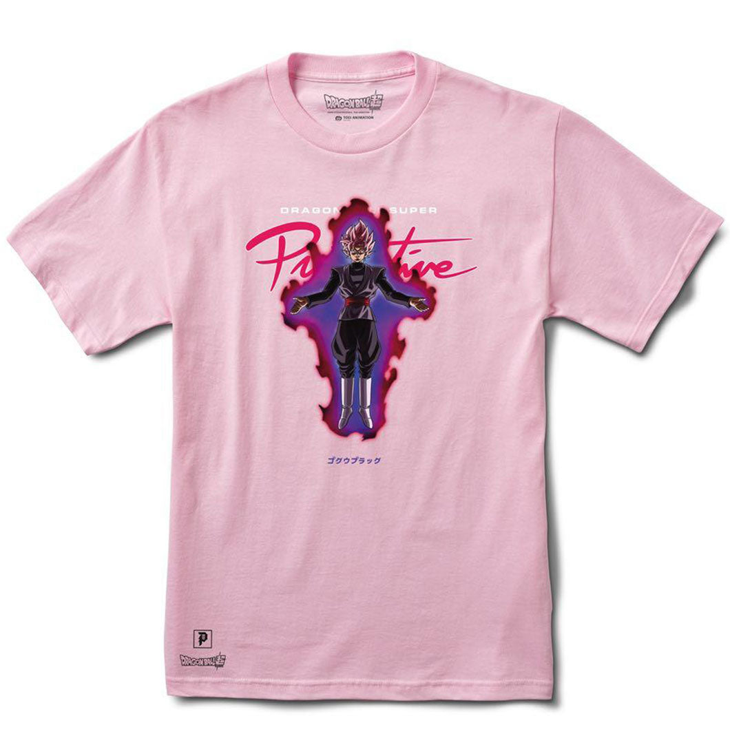 Primitive Skateboarding X DBZ - T-shirt 'Goku Black Rose Nuevo' (Pink) - Plazashop
