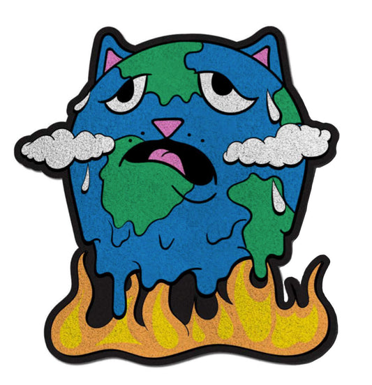 RIPNDIP - Gulvtæppe 'Save The World Rug' (Multi) - Plazashop