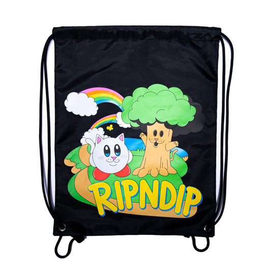 RIPNDIP - Rygsæk 'Nermby' Drawstring Bag (Black) - Plazashop