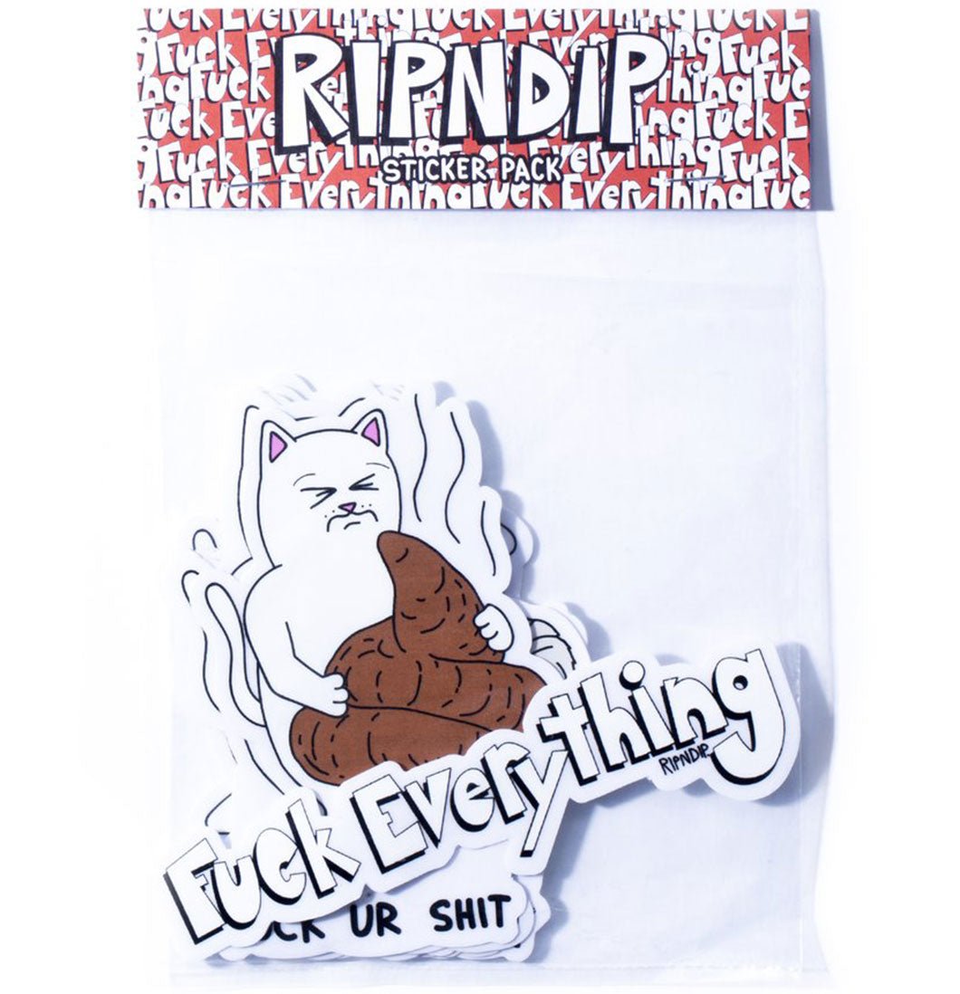 RIPNDIP - Sticker Pack 'Fuck Everything)' - Plazashop