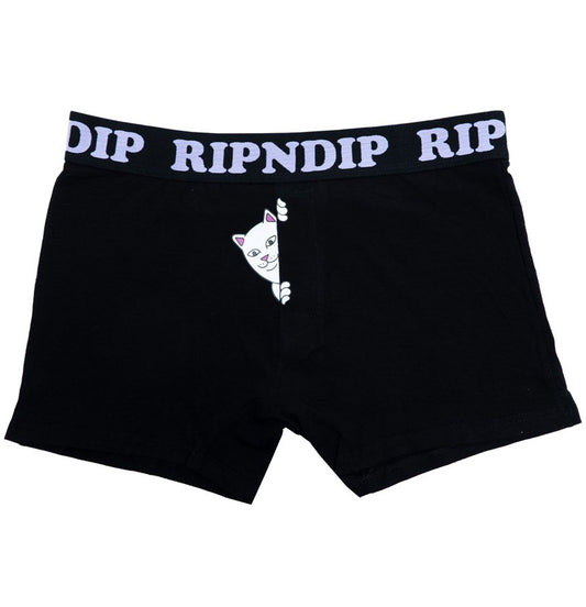 RIPNDIP - Underbukser 'Peek A Nermal Boxers' (Black) - Plazashop