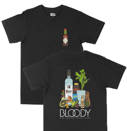 Skate Mental - T-shirt 'Bloody Tee' (Black) - Plazashop