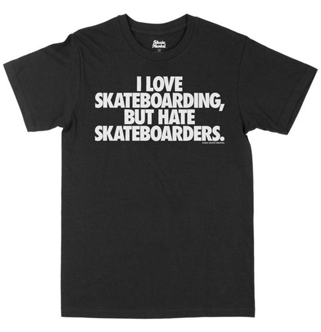 Skate Mental - T-shirt 'Hate Tee' (Black) - Plazashop