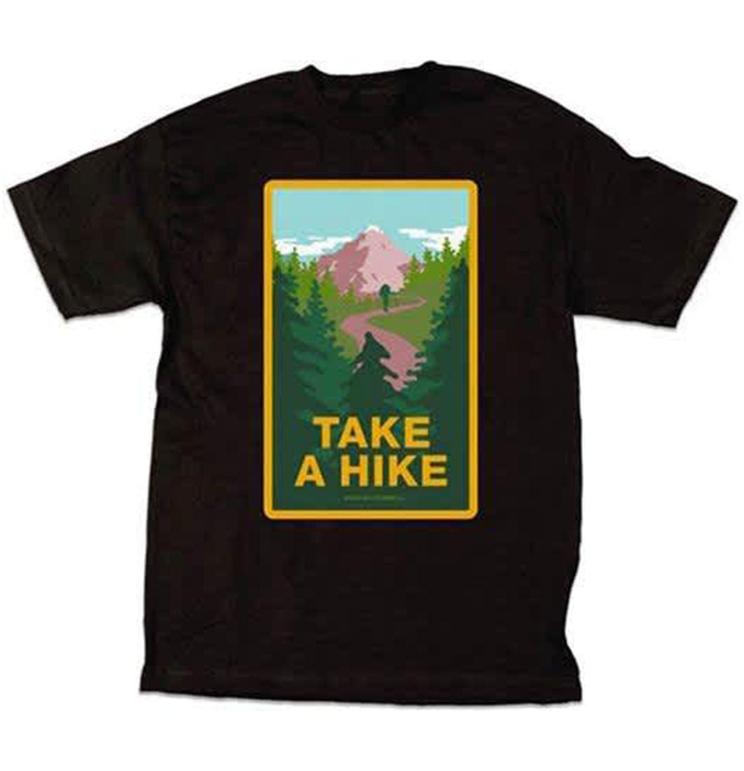 Skate Mental - T-shirt 'Take A Hike Tee' (Black) - Plazashop