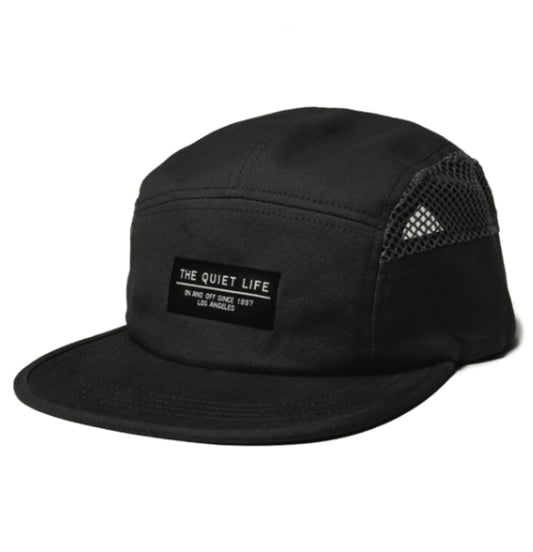 The Quiet Life - Cap 'Tradesman Mesh' 5 Panel (Black) - Plazashop