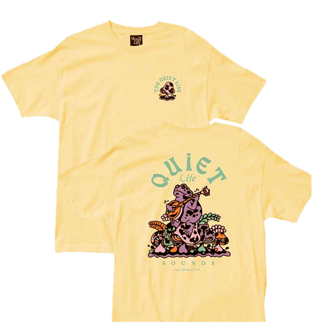 The Quiet Life - T-shirt 'Quiet Life Sounds Tee' (Banana) - Plazashop