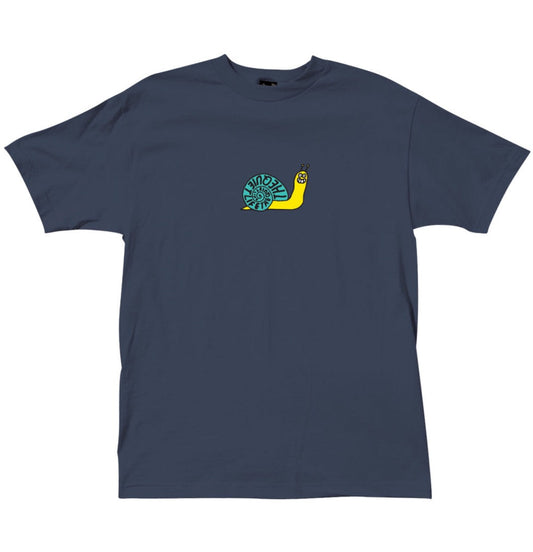 The Quiet Life - T-shirt 'Snail Tee' (Navy) - Plazashop