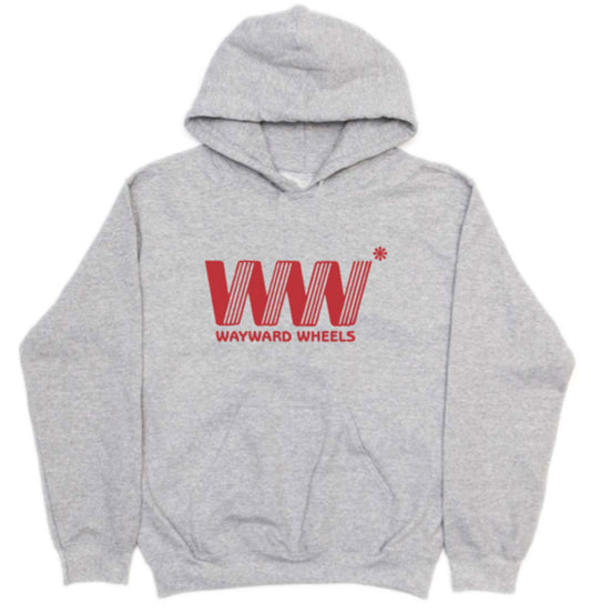 Wayward Wheels - Hoodie 'WW' (Sports Grey) - Plazashop