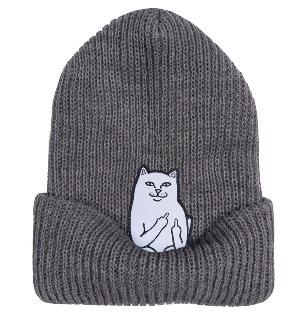 RIPNDIP - Lord Nermal Beanie (Heather Grey) - Plazashop